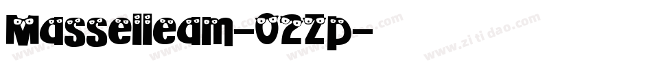 Masselleam-O2Zp字体转换