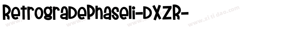 RetrogradePhaseIi-dXZR字体转换