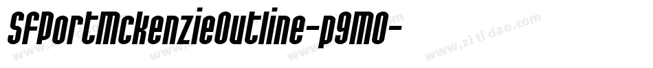 SfPortMckenzieOutline-p9MO字体转换 SfPortMckenzieOutline-p9MO字体转换