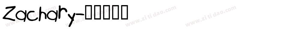 Zachary字体转换