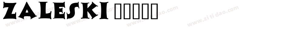 Zaleski字体转换