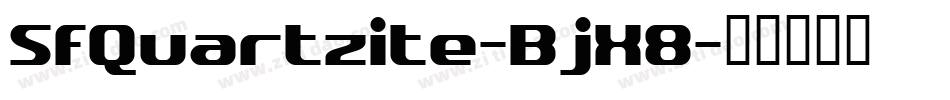 SfQuartzite-BjX8字体转换