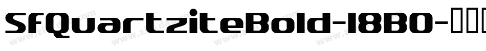 SfQuartziteBold-l8B0字体转换