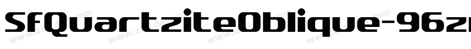 SfQuartziteOblique-96zn字体转换