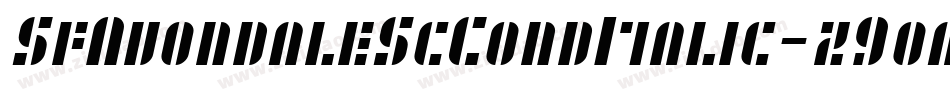 SfAvondaleScCondItalic-z9oa字体转换 SfAvondaleScCondItalic-z9oa字体转换