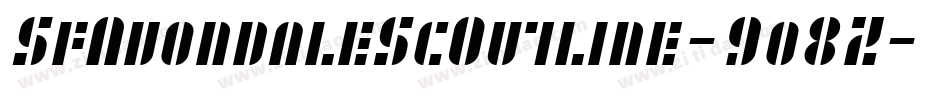 SfAvondaleScOutline-9o8Z字体转换