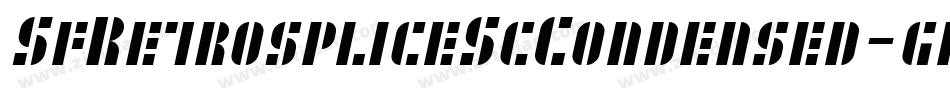 SfRetrospliceScCondensed-glmp字体转换