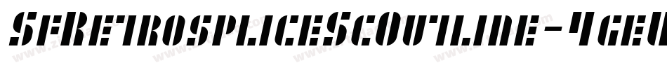 SfRetrospliceScOutline-4geW字体转换