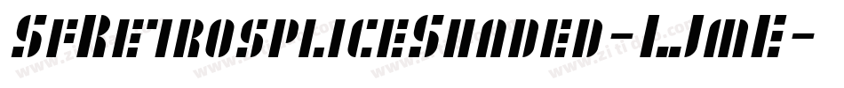 SfRetrospliceShaded-LJmE字体转换