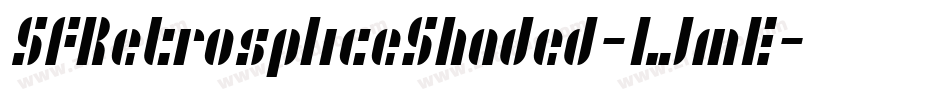 SfRetrospliceShaded-LJmE字体转换