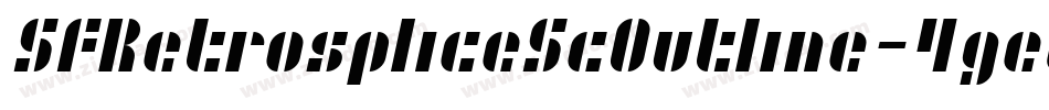 SfRetrospliceScOutline-4geW字体转换