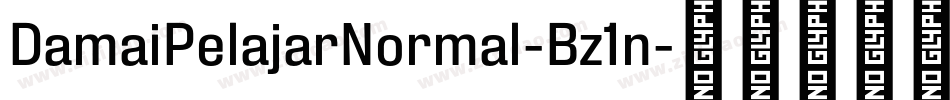 DamaiPelajarNormal-Bz1n字体转换