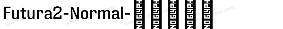 Futura2-Normal字体转换