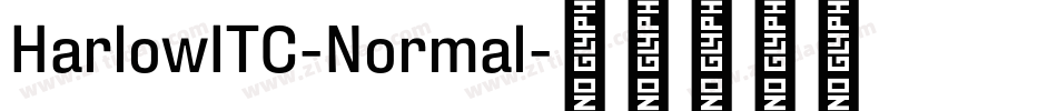 HarlowITC-Normal字体转换