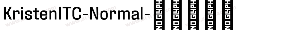 KristenITC-Normal字体转换