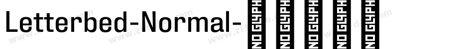 Letterbed-Normal字体转换