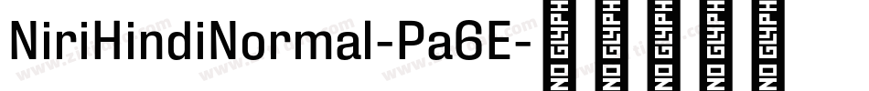 NiriHindiNormal-Pa6E字体转换