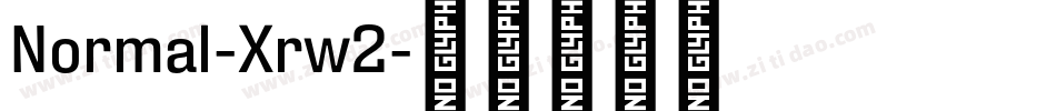 Normal-Xrw2字体转换