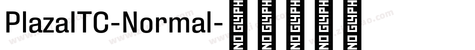 PlazaITC-Normal字体转换