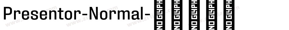 Presentor-Normal字体转换