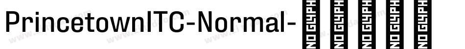 PrincetownITC-Normal字体转换