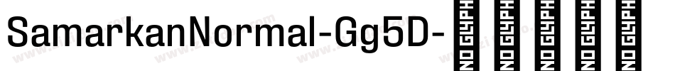 SamarkanNormal-Gg5D字体转换