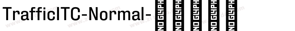 TrafficITC-Normal字体转换