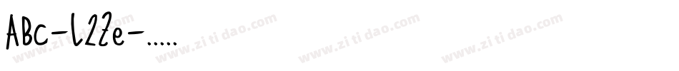 Abc-l2Ze字体转换