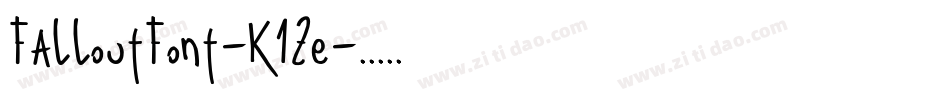 FalloutFont-K1Ze字体转换