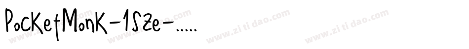 PocketMonk-15ze字体转换