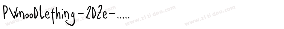 Pwnoodlething-2dZe字体转换