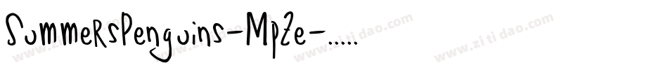 SummersPenguins-MpZe字体转换