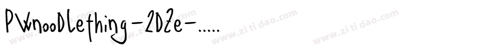Pwnoodlething-2dZe字体转换