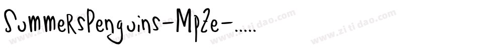 SummersPenguins-MpZe字体转换