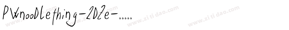 Pwnoodlething-2dZe字体转换