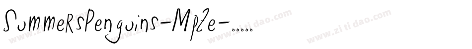 SummersPenguins-MpZe字体转换