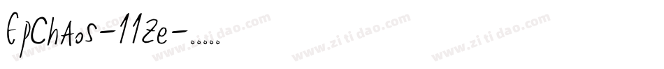 EpChaos-11ze字体转换