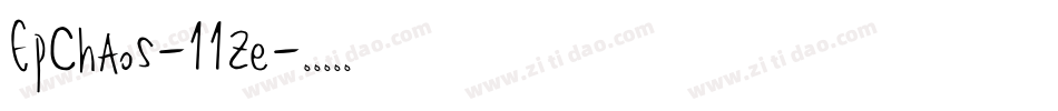EpChaos-11ze字体转换