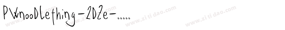 Pwnoodlething-2dZe字体转换