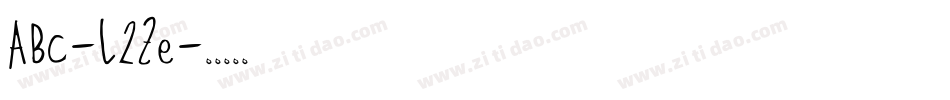 Abc-l2Ze字体转换