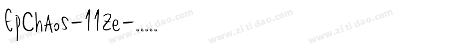 EpChaos-11ze字体转换