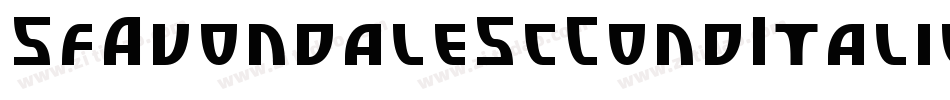 SfAvondaleScCondItalic-z9oa字体转换 SfAvondaleScCondItalic-z9oa字体转换