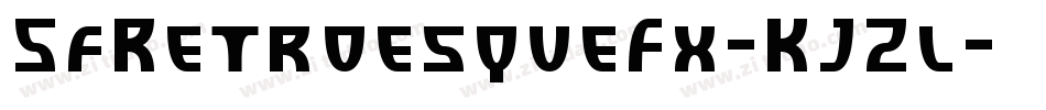 SfRetroesqueFx-KJZl字体转换