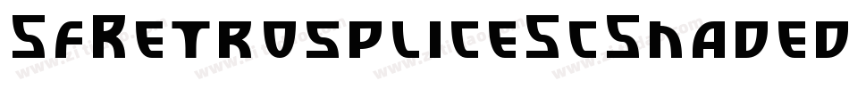 SfRetrospliceScShaded-0dGG字体转换
