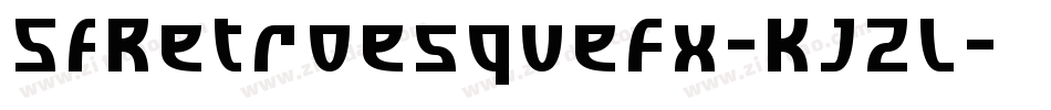 SfRetroesqueFx-KJZl字体转换