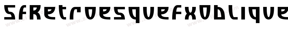 SfRetroesqueFxOblique-wBdw字体转换 SfRetroesqueFxOblique-wBdw字体转换