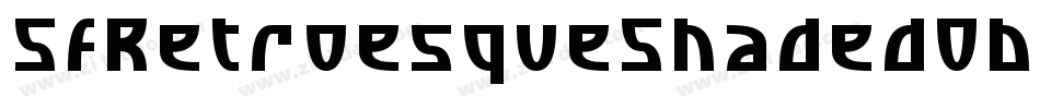 SfRetroesqueShadedOblique-mPV2字体转换 SfRetroesqueShadedOblique-mPV2字体转换