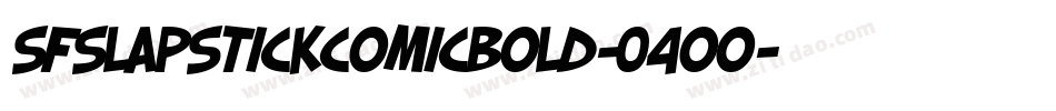 SfSlapstickComicBold-04Oo字体转换