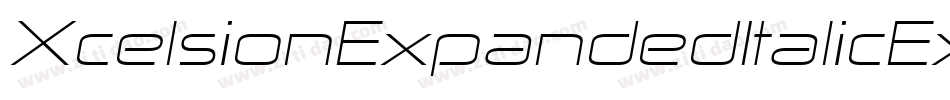 XcelsionExpandedItalicExpandedItalic-OXG3字体转换 XcelsionExpandedItalicExpandedItalic-OXG3字体转换
