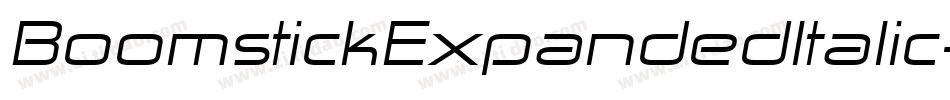 BoomstickExpandedItalic-LMP5字体转换